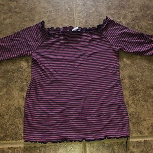 Off the shoulder shirt